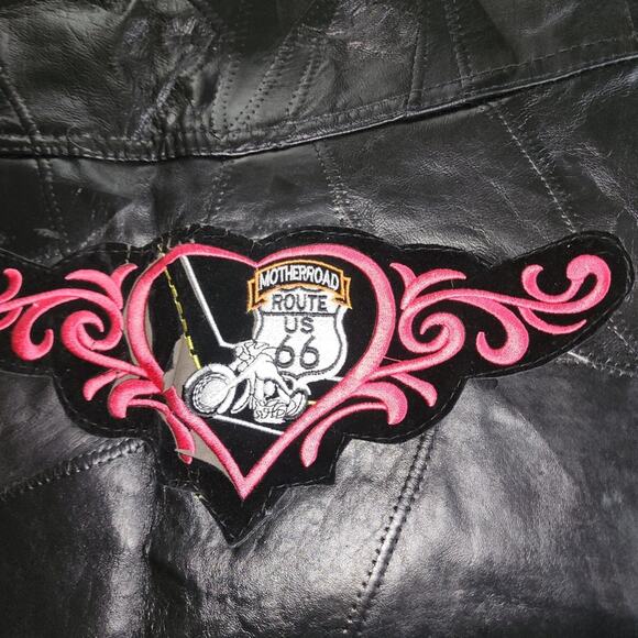 DIAMOND PLATE NWT BUFFALO LEATHER BIKER VEST - Picture 7 of 8